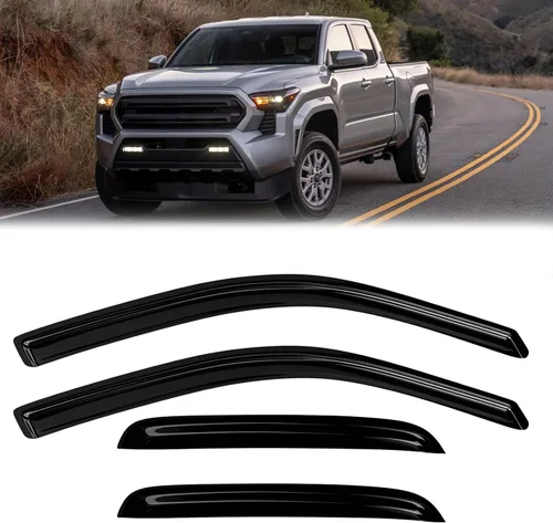 Vista 40 de Protectores de lluvia de ventana para Ford F150 SuperCab 2004-2014 2 piezas deflector de ventana para 09-14 F-150 con 2 puertas delanteras