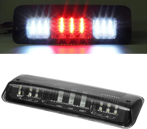 Vista 10 de Partsam Luz de freno de montaje alto 3ª tercera luz de freno de repuesto para Ford F150 F-150 2004 2005 2006 2007 2008 LED ahumada trasera cabina