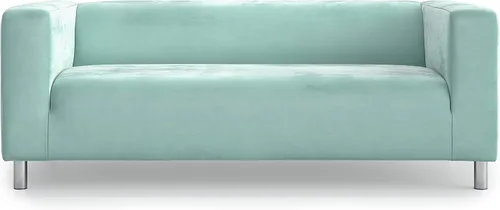 Vista 10 de MASTERS OF COVERS Klippan - Funda de repuesto para sofá biplaza IKEA de 2 plazas, color blanco frío