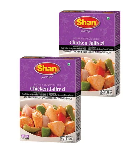 Vista 273 de Shan Chicken 65 - Mezcla de recetas y condimentos de 2.1 oz (60 g) - Polvo de especias para pollo frito picante agridulce - Adecuado