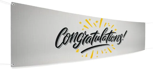 Vista 29 de Cartel de baby shower para uso en interiores y exteriores de 4 x 1 pies, pancarta grande personalizada y letreros con cuerda para colgar, telón