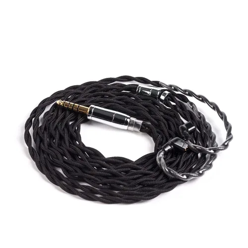 Vista 7 de KBEAR - Cable de auriculares de 4 núcleos y 2 pines [suave], cable de actualización 5N UPOCC Singel, cable desmontable IEM con enchufe de 0.098 in