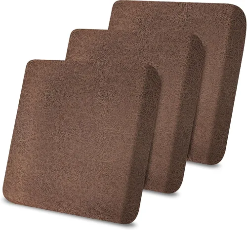 Vista 98 de Fundas de cojín tipo cuero para sofá, juego de fundas protectoras de muebles para sillón seccional, sofá biplaza de tela de elastano elástica