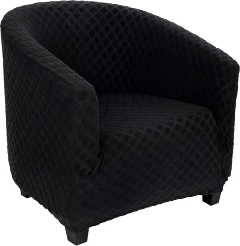 Vista 9 de SearchI Funda Elástica para Silla Club, Fundas Elásticas para Silla Barrel, Fundas Estampadas para Silla Tub, Funda de Elastano Suave para Sillón