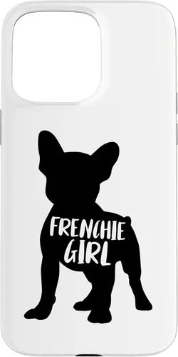 Vista 31 de Funda para iPhone 17 con diseño de bulldog francés con diseño divertido de Frenchie Girl