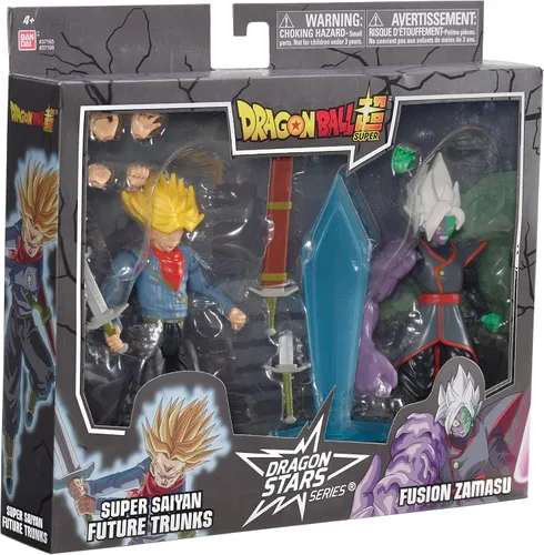 Vista 7 de Bandai America - Dragon Ball Super Paquete de batalla Dragon Stars Trunks del Futuro Vs. Fusion Zamasu