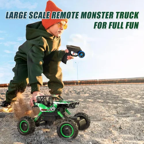 Vista 7 de Double E Automóviles de control remoto 1:18 de doble motor recargable para camionetas 4x4 todoterreno