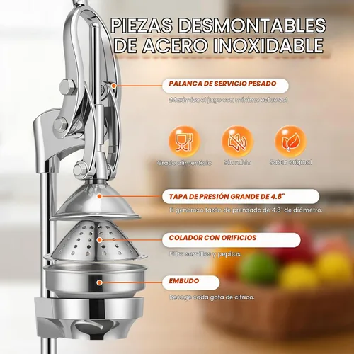 Vista 3 de Moongiantgo Juicer manual comercial, extractor resistente del jugo
