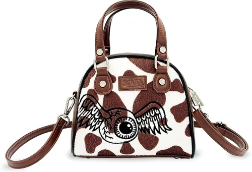 Vista 2 de Von Dutch Bolso de boliche para mujer, elegante bolso de mano con correa ajustable, interior espacioso