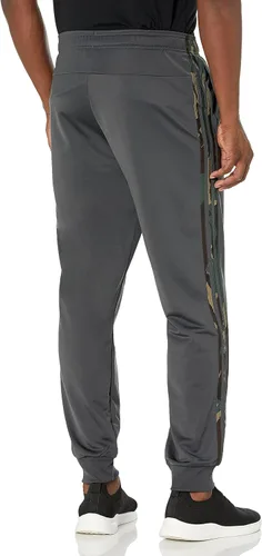 Vista 2 de adidas Pantalón de tricot cónico de camuflaje para hombre, Negro