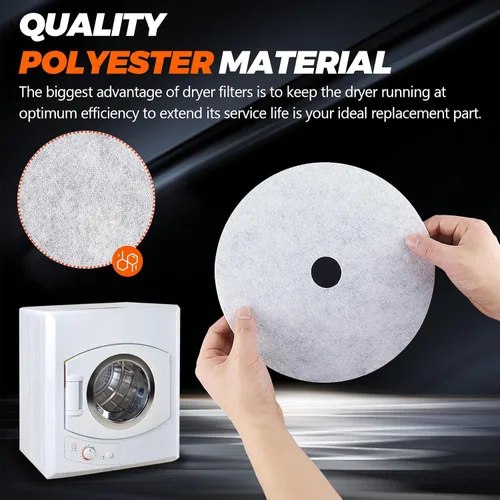 Vista 3 de 【Actualización de poliéster】20 filtros de escape para secadora Panda de Beaquicy – Filtro de pelusa para secadores Panda Sonya Magic Chef Avanti