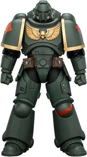 Vista 4 de JOYTOY 1/18 Warhammer 40,000 Figura de acción de 4 pulgadas Maestro de los Ángeles Oscuros con Puño del Poder Feirros Colección Modelo Jt7691