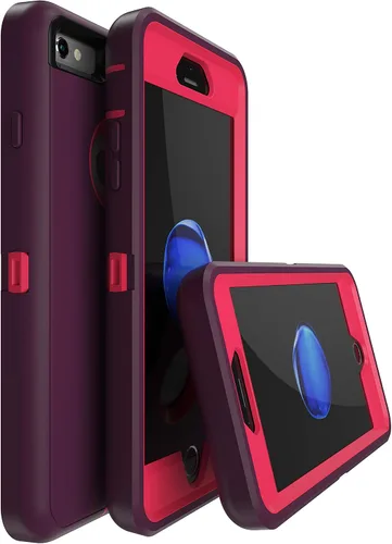 Vista 7 de MXX Funda para iPhone 6S/iPhone 6, resistente protección de policarbonato TPU de alta calidad, cubierta híbrida para parachoques, con protector