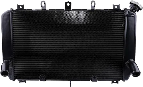 Vista 7 de TCT-MOTORPARTS Enfriador de radiador de aluminio apto para Kawasaki Z900 2017-2023 2022 2021 2020 negro