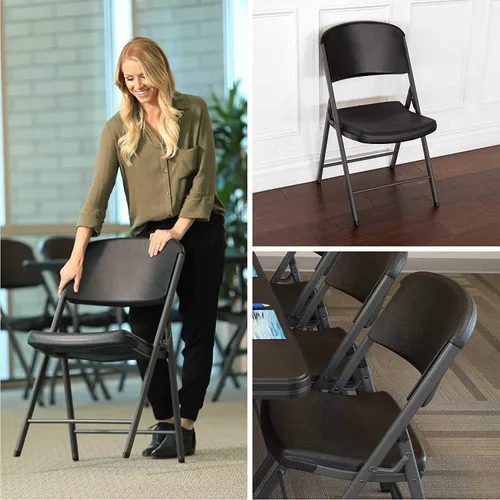 Vista 7 de Lifetime Silla plegable con color negro Model#80887U (4, negro)