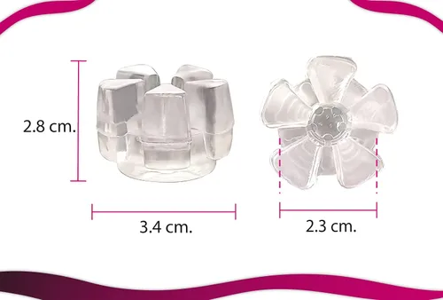 Vista 3 de Protectores de tacón alto adaptables para caminar sobre la hierba cada tipo de zapatos de boda para mujer Blanco