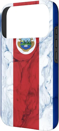 Vista 83 de Bandera de Costa Rica y fondo elegante - Funda del orgullo costarricense para iPhone 17