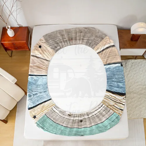 Vista 3 de Ropa de cama de 2 piezas, estilo rústico de granja, juego de ropa de cama para adolescentes y adultos, sábanas bajeras, ropa de cama ajustable
