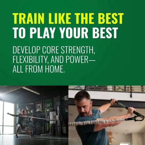 Vista 4 de GolfForever Swing Trainer – Golf Fitness & Training System for Strength, Flexibility & Swing Power – Includes Membership & Premium Training Bar for
