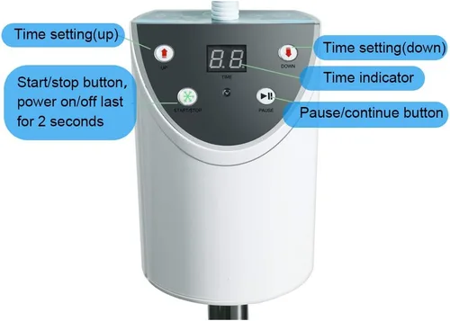 Vista 5 de Fencia Luz de blanqueamiento dental móvil, máquina aceleradora de blanqueamiento en frío LED, máquina de lámpara de blanqueamiento dental de cuidado