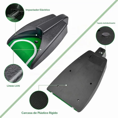 Vista 4 de Máquina de poner automática - Ayuda de entrenamiento con taza de golf de retorno automático para práctica en interiores/exteriores