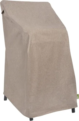 Vista 8 de Modern Leisure Garrison apilable/cubierta de silla de barra con respaldo alto, impermeable, 68.58cmde largo x 68.58cmde ancho x 124.46cmH