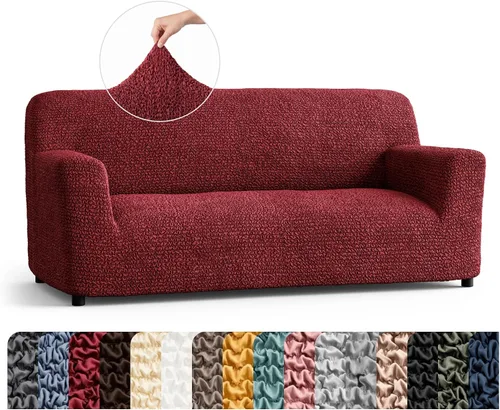 Vista 50 de PAULATO BY GA.I.CO. Funda para Silla - Funda para Sillón - Funda para Sillón - Funda de Tela Suave - Protector de Muebles Elegante de Ajuste Ceniza