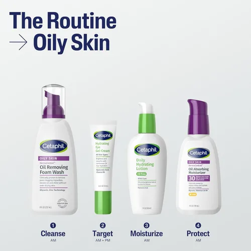 Vista 5 de CetaphilCrema hidratante de absorción de aceite de cetafil Dermacontrol con SPF 30
