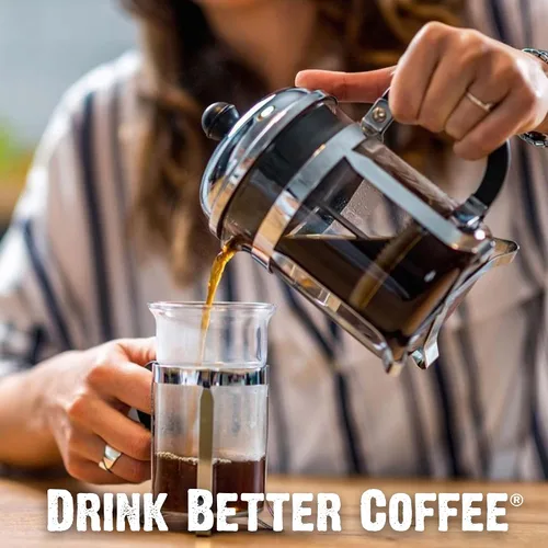 Vista 4 de Aroma Ridge Granos de café de Brasil, café brasileño en grano entero, granos de café recién tostados Peaberry, 16 onzas