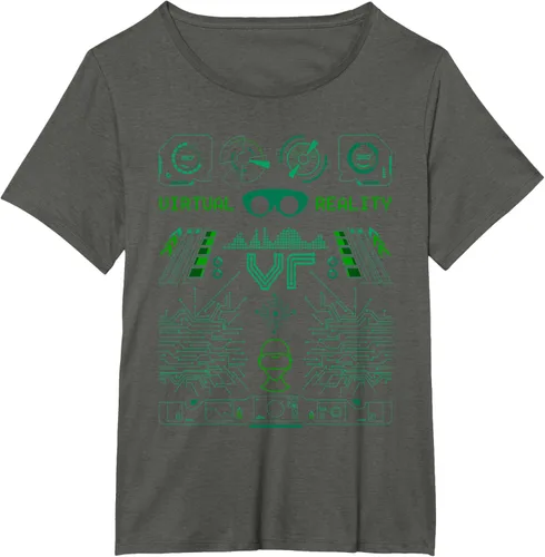 Vista 41 de Camiseta de realidad virtual VR Retro Gamers, Negro, S