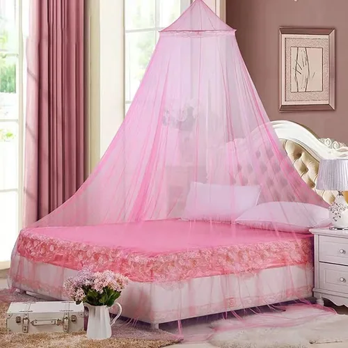 Vista 16 de Dosel de Cama de Encaje Mosquitera con Luces Cálidas, Dosel de Cama de Princesa para Decoración de Habitación de Niñas, Azul/Una Entrada Luces