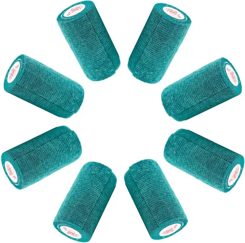 Vista 38 de Cinta adhesiva para veterinarios (negro) (paquete de 2) (3 pulgadas x 15 pies), autoadhesiva, adherente, cohesiva, flexible, autoadhesiva, rollo