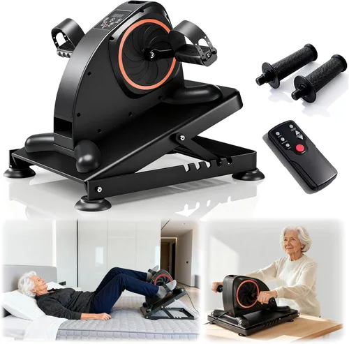 Vista 10 de Arm and Leg Exercise Pedal Machine for Seniors, Seated Rehabilitation Bike for Physical Therapy, Elderly Stroke Recovery & Mobility Training