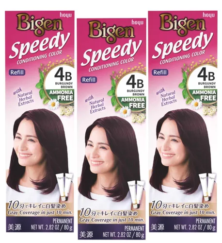Vista 9 de Bigen Recambio de color Speedy Conditioning: 4A Ash Brown - Paquete de 3 4A: marrón ceniza
