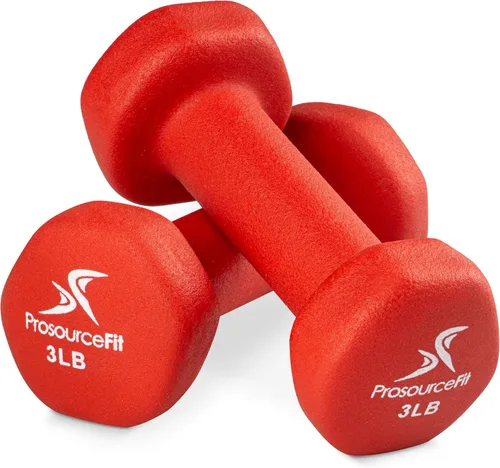Vista 10 de ProsourceFit Neoprene Dumbbell Coated for Non-Slip Grip