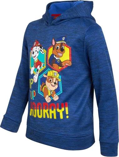 Vista 4 de Nickelodeon Sudadera con capucha de Paw Patrol para niños, Chase, Marshall, Rubble, Skye (2T-7)