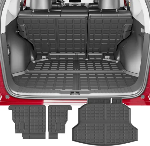 Vista 10 de powoq - Alfombrilla para maletero compatible con Honda CRV 2012-2016, revestimiento para cajuela TPE, alfombrilla de carga de repuesto para Honda
