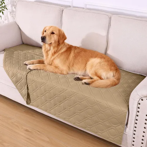 Vista 126 de hyha - Manta impermeable para cama de perro, mantas suaves para mascotas, funda impermeable para sofá para perros, fundas reversibles lavables