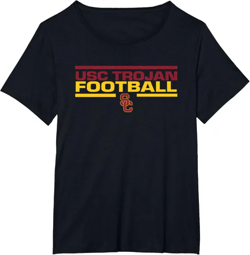 Vista 9 de Camiseta con licencia oficial de USC Trojans Football Tackle, Negro