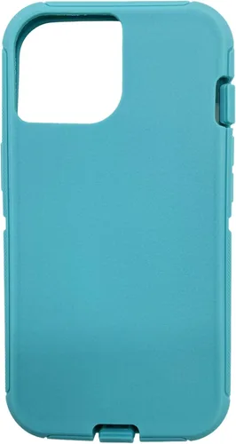 Vista 11 de Funda exterior de goma de repuesto compatible con iPhone 13 Otterbox Defender Series (negro)