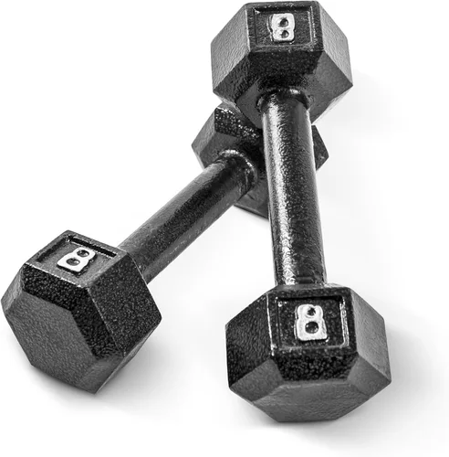 Vista 41 de CAP Barbell Mancuerna hexagonal de hierro fundido Múltiples opciones