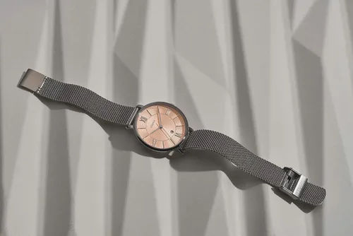 Vista 5 de Fossil - Jacqueline reloj de cuarzo de acero inoxidable para mujer