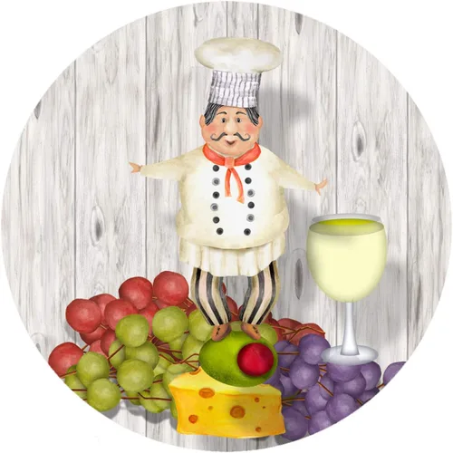 Vista 16 de Andreas - Salvamanteles de silicona GG Peaches & Berries antideslizantes de 8 pulgadas, soporte para ollas, almohadilla caliente, 100% algodón, apto