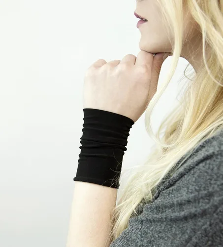 Vista 6 de Pulsera de tela elástica de algodón olvidado