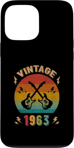 Vista 24 de Vintage 1963 Birthday Guitar Player 63th Guitarist Birthday Case for iPhone 17