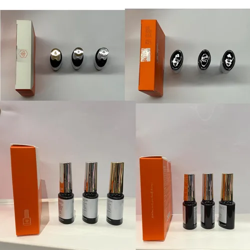 Vista 9 de modelones Juego de Base y Capa Superior para Esmalte de Uñas en Gel, 3 Piezas Base de Goma y Capa Superior de Gel Transparente Brillante y Mate a