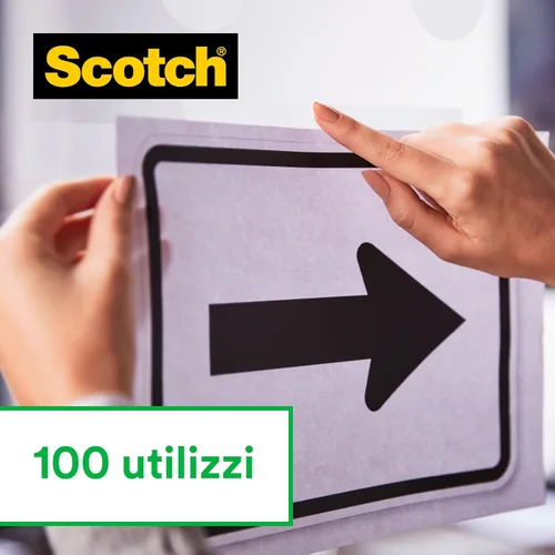 Vista 3 de Scotch Cinta mágica, paquete promocional, 2 rollos en dispensador de mano + 1 cinta adhesiva de uso general para reparación, etiquetado y sellado