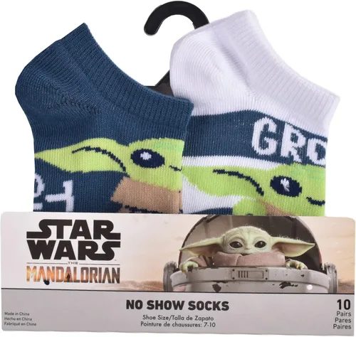 Vista 3 de STAR WARS Paquete de 10 calcetines invisibles para niño