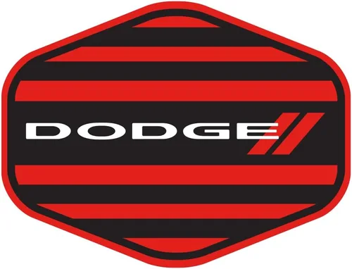 Vista 4 de Dodge Charger - Adhesivo de vinilo prémium con logotipo de rombo desteñido, 4 x 3 pulgadas, fabricado en los Estados Unidos