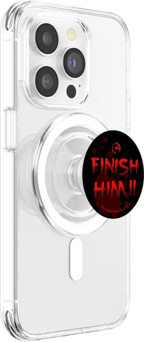 Vista 3 de Mortal Kombat Klassic Finish Him PopSockets MagSafe PopGrip para iPhone